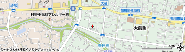 東京都町田市大蔵町522周辺の地図