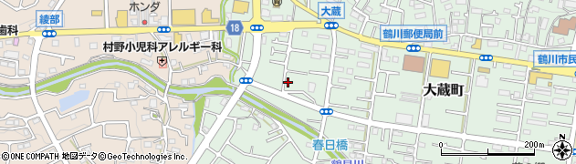東京都町田市大蔵町522-4周辺の地図