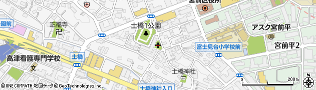 土橋太田公園周辺の地図
