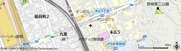 株式会社堀江商店　千葉直売部周辺の地図
