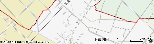 千葉県東金市下武射田1971周辺の地図