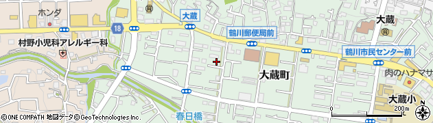 東京都町田市大蔵町480周辺の地図