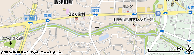 東京都町田市野津田町1024周辺の地図