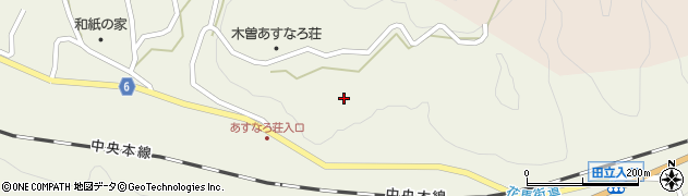 長野県南木曽町（木曽郡）元組周辺の地図