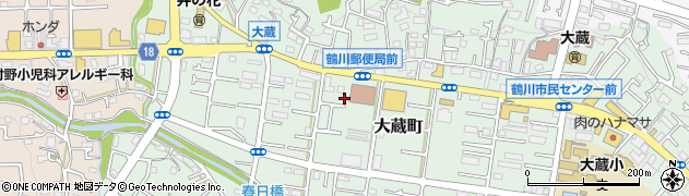 東京都町田市大蔵町474-8周辺の地図