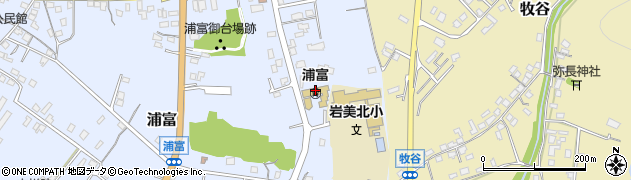 浦富周辺の地図
