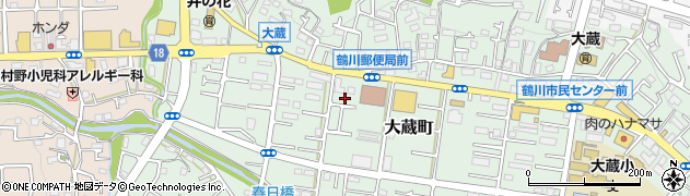 東京都町田市大蔵町474-6周辺の地図