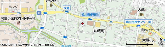 東京都町田市大蔵町474-5周辺の地図