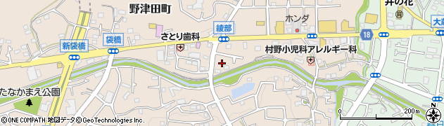 東京都町田市野津田町1022周辺の地図