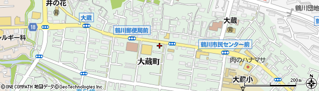東京都町田市大蔵町416周辺の地図