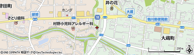東京都町田市野津田町1205周辺の地図