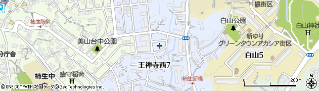 美山台東公園周辺の地図