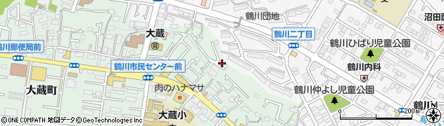 東京都町田市大蔵町2052周辺の地図