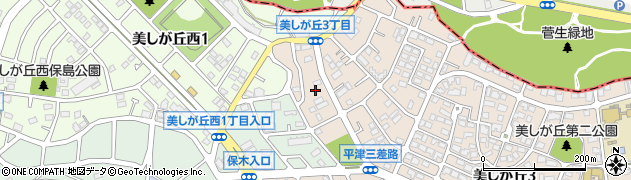 神奈川県横浜市青葉区美しが丘3丁目67 43の地図 住所一覧検索 地図マピオン