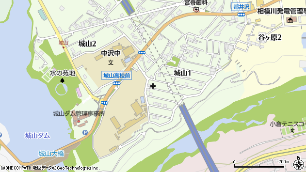 〒252-0116 神奈川県相模原市緑区城山の地図