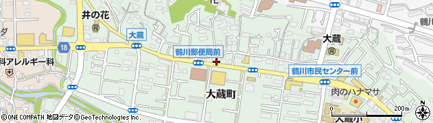東京都町田市大蔵町1108周辺の地図