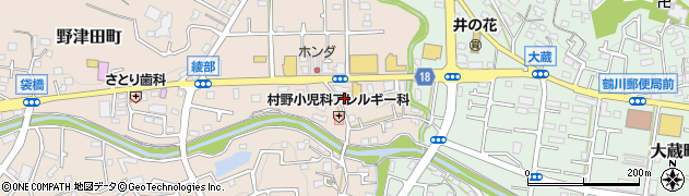 東京都町田市野津田町1085-3周辺の地図
