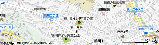 鶴川ひばり児童公園周辺の地図