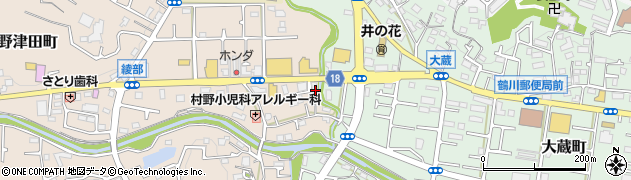 東京都町田市野津田町1208周辺の地図