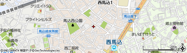 東京都大田区西馬込周辺の地図