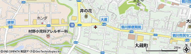 東京都町田市大蔵町527周辺の地図