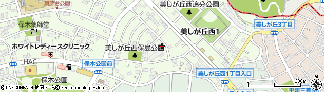 神奈川県横浜市青葉区美しが丘西1丁目周辺の地図