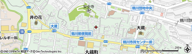 東京都町田市大蔵町1886周辺の地図