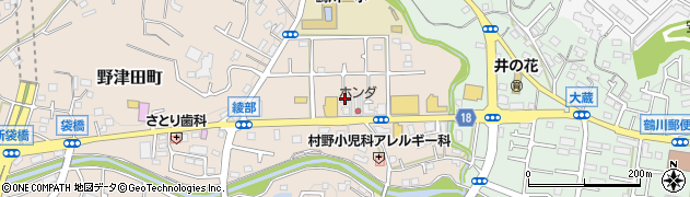 東京都町田市野津田町1107周辺の地図