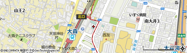 大森駅前治療院周辺の地図