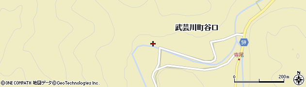 岐阜県関市武芸川町谷口2727周辺の地図