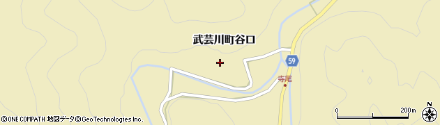 岐阜県関市武芸川町谷口2655周辺の地図
