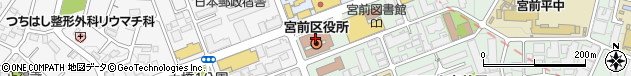 神奈川県川崎市宮前区周辺の地図