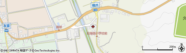 久美浜橋爪郵便局周辺の地図