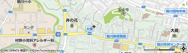 東京都町田市大蔵町1759周辺の地図