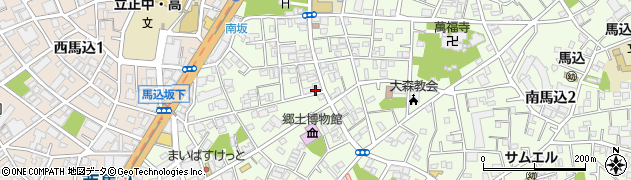 三浦硝子店周辺の地図