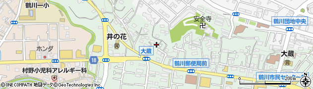 東京都町田市大蔵町1781-11周辺の地図