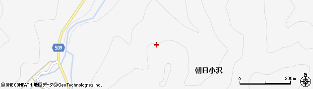 山梨県大月市猿橋町（朝日小沢）周辺の地図