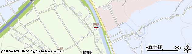 佐野周辺の地図