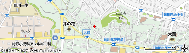 東京都町田市大蔵町1781-4周辺の地図