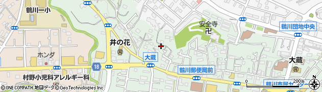 東京都町田市大蔵町1781-3周辺の地図
