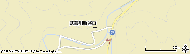 岐阜県関市武芸川町谷口2652周辺の地図