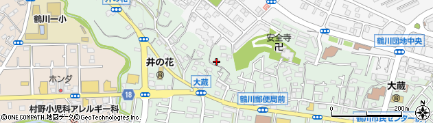 東京都町田市大蔵町1782-2周辺の地図