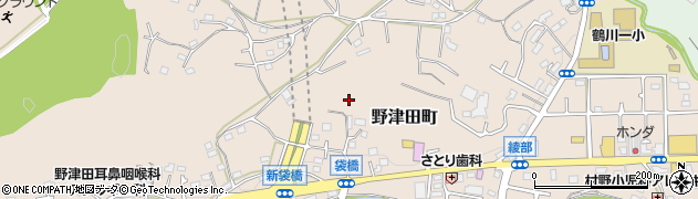 東京都町田市野津田町周辺の地図