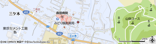 神奈川県相模原市緑区三ケ木621周辺の地図