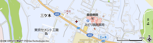 神奈川県相模原市緑区三ケ木254周辺の地図