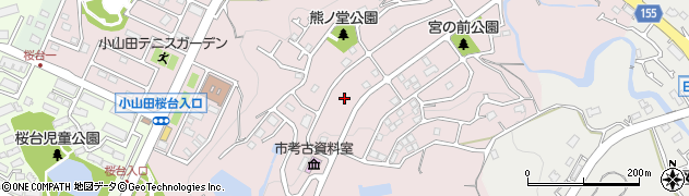 東京都町田市下小山田町4017周辺の地図