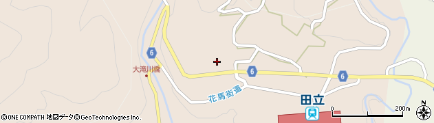 長野県南木曽町（木曽郡）下切周辺の地図