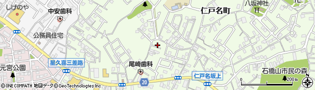 千葉県千葉市中央区仁戸名町374周辺の地図