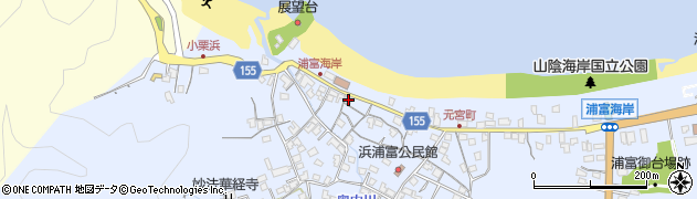 松荘周辺の地図