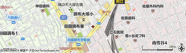東京都大田区雪谷大塚町11-8周辺の地図